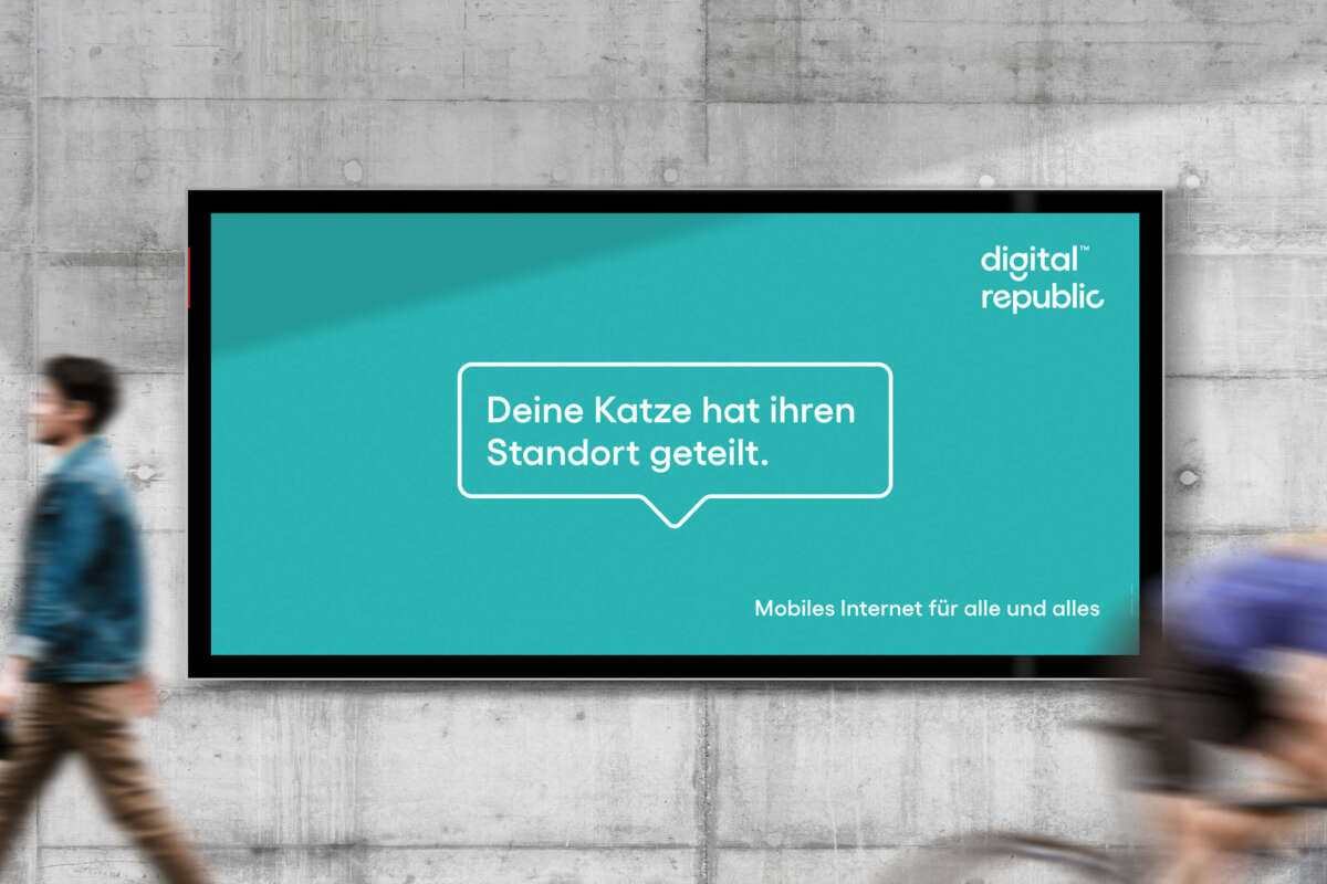 Plakatkampagne für Digital Republic